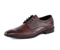 Amali Men's Rui Oxford Shoes in burgundy - men's shoe