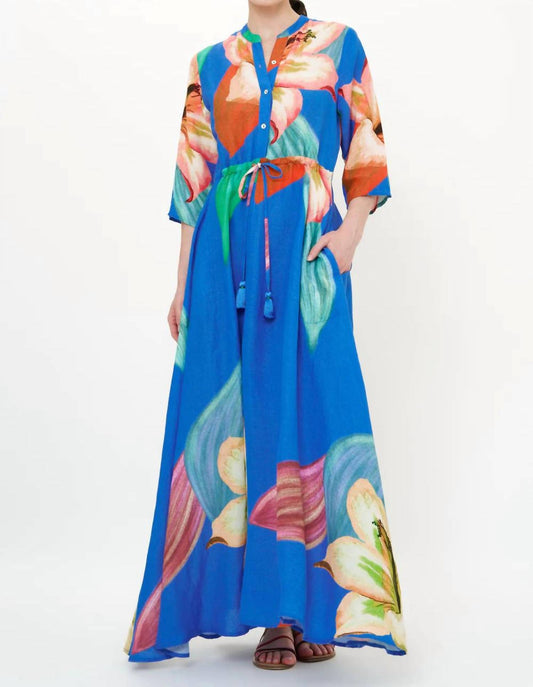 Oliphant - Cinched Shirt Dress Maxi