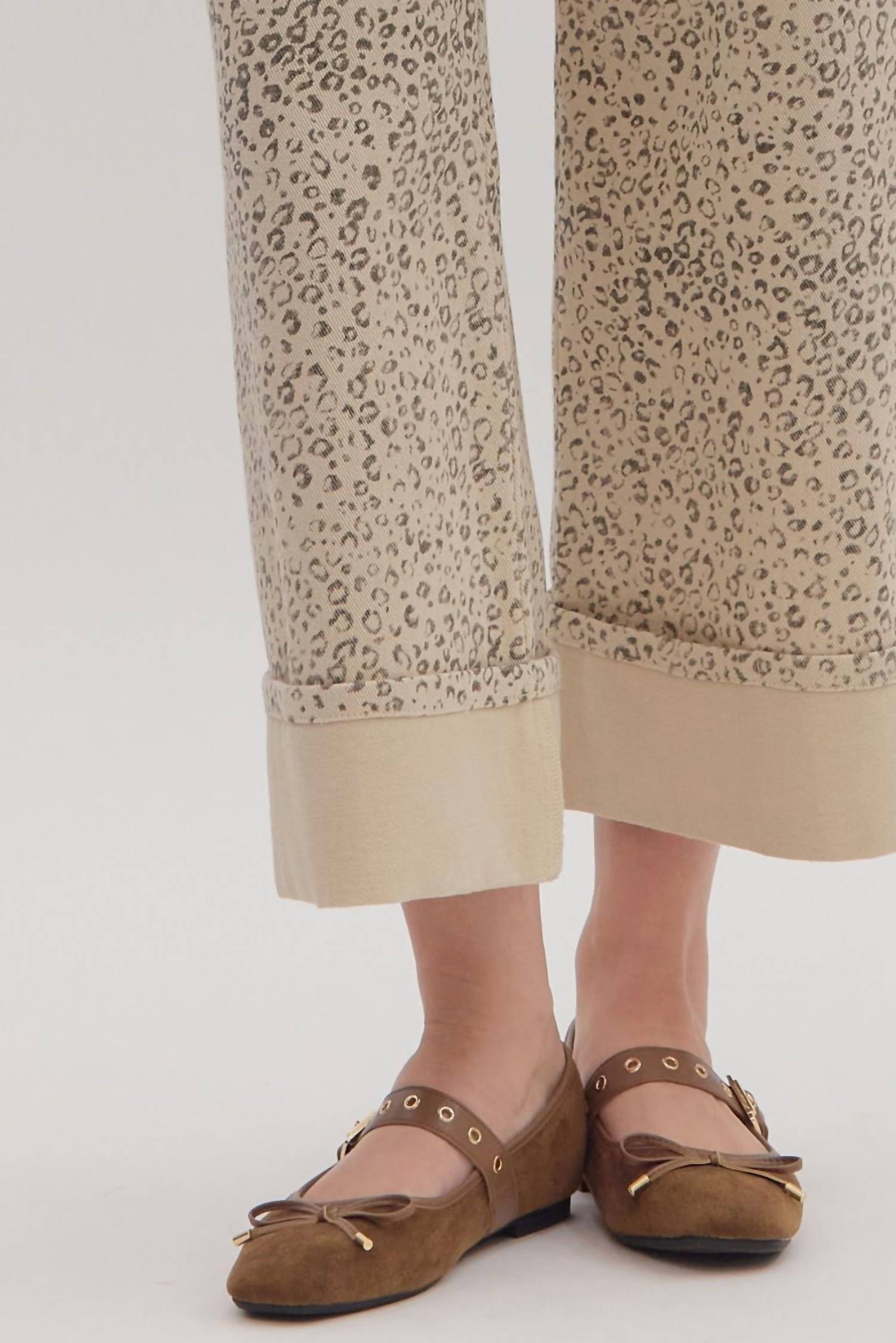 Entro - Cuffed Ankle Length Pants