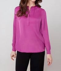 Renuar - Lux Silky Woven Blouse