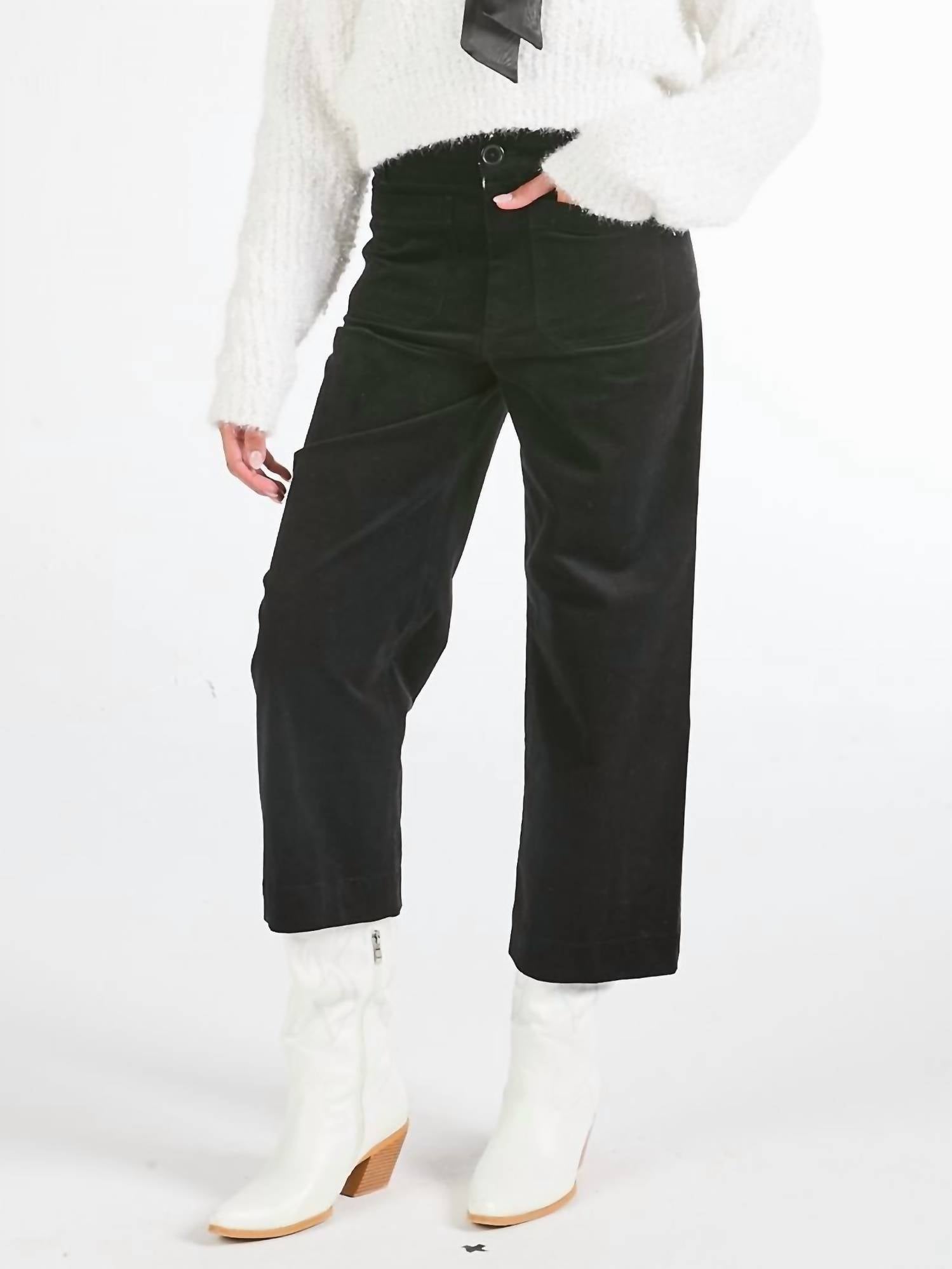 Simply Southern Falling For You Pant in black dragon - women's pants