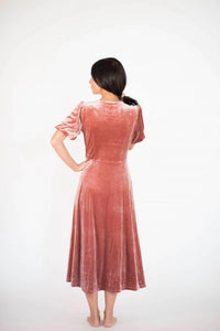 Tea N Rose - Brinklie Velvet Dress