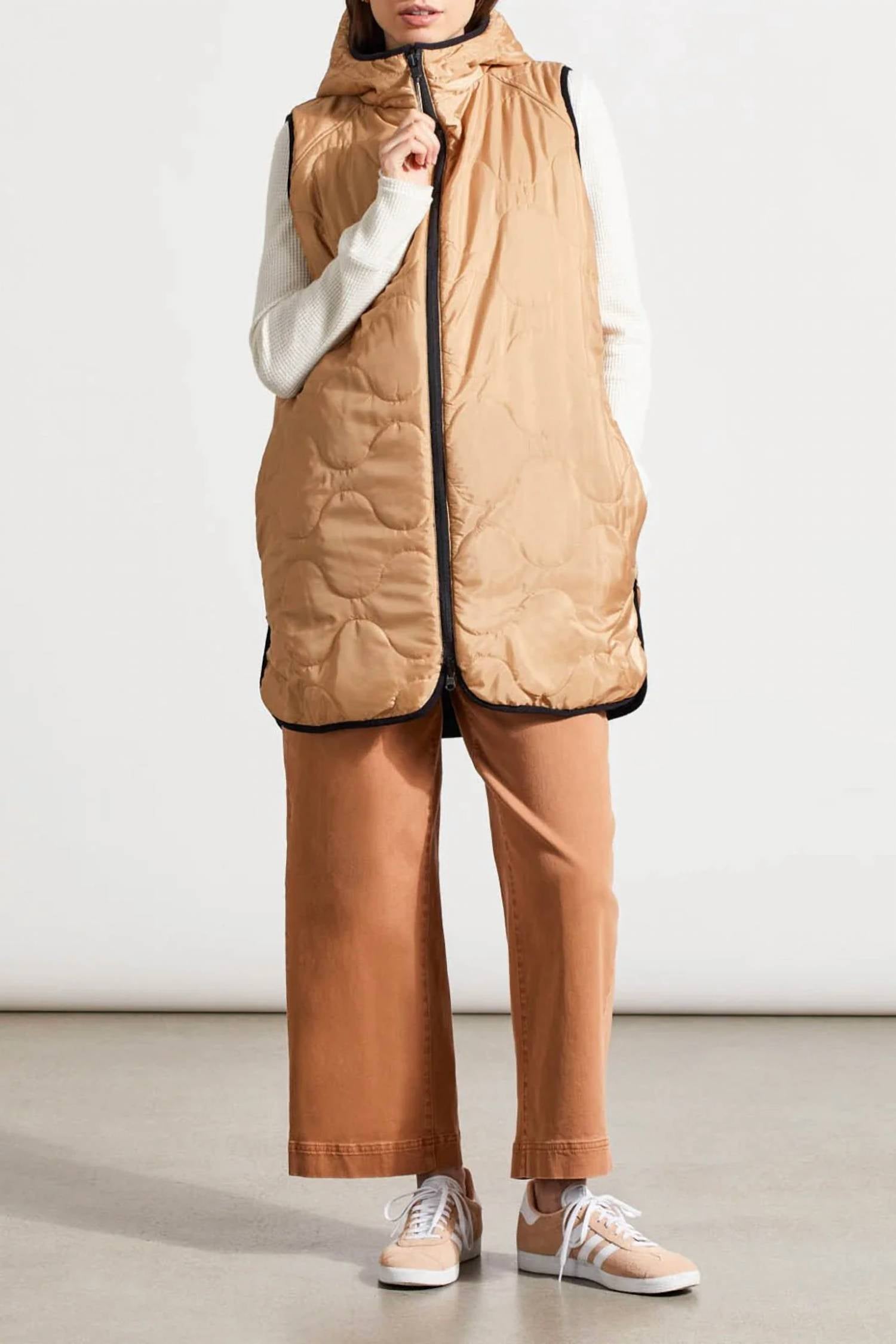 Tribal - Reversible Hooded Puffer Vest