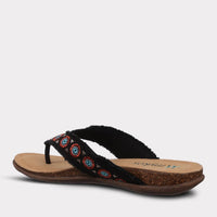 Mykos Women's Jovie Thong Sandal in black - women's sandal - view 6