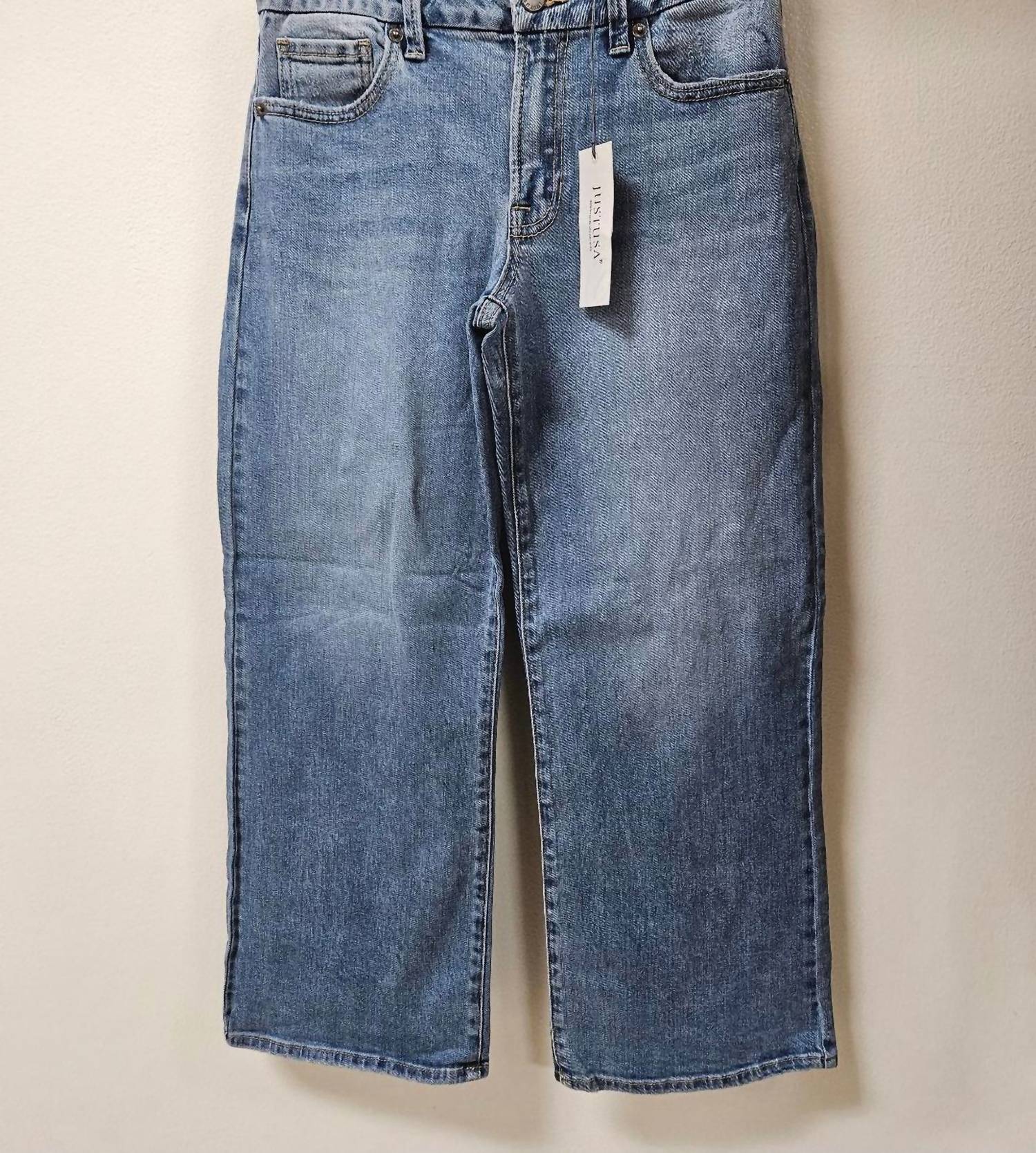 Just Usa - Women's Cropped Wide Leg Jean