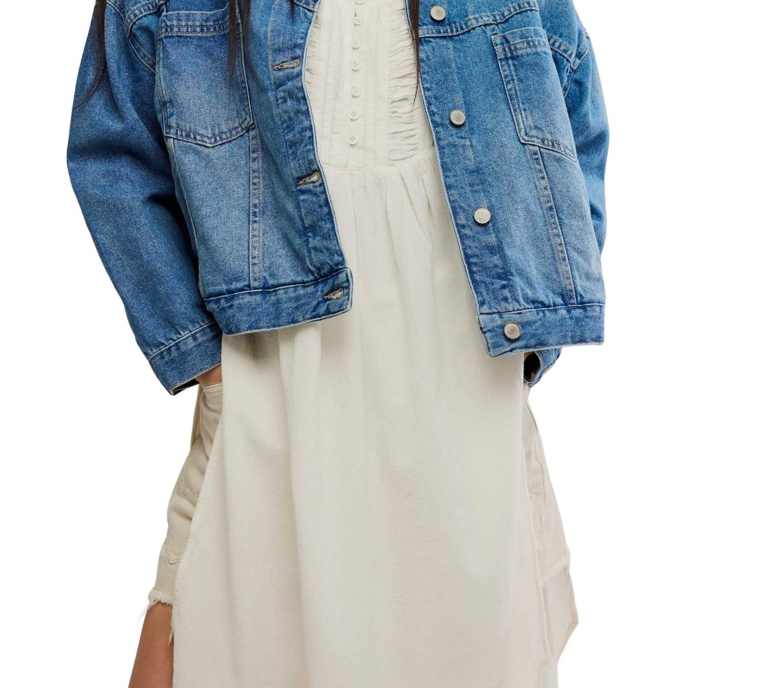 Free People - Opal Swing Denim Jacket