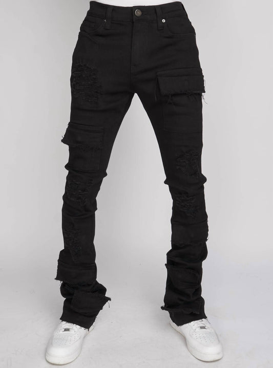 Politics - MEN'S SUPER STACKED CARGO JEANS