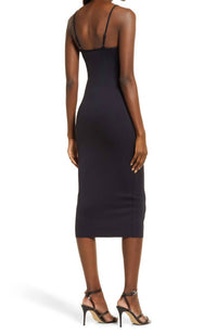 Good American - Scuba Spaghetti midi Dress