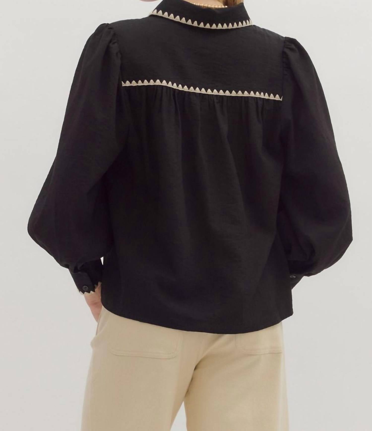 Entro - Long Sleeve Button Down Shirt