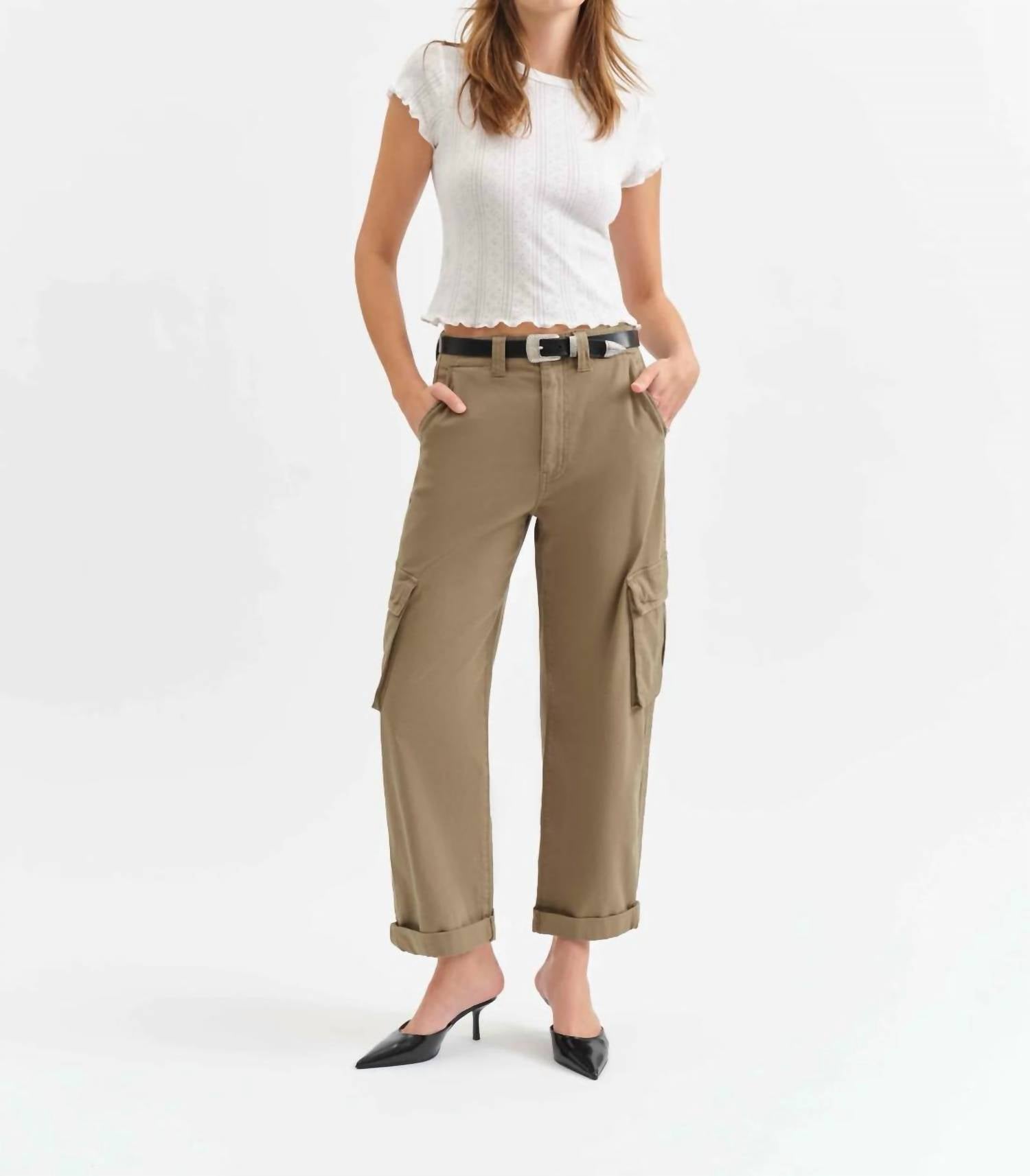 DAZE Squad Cargo Pant in thicket - women's pants