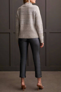 Tribal - Mock Neck Ribbed Sweater