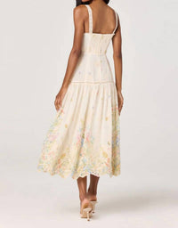 Astr - Pellagia Multi Floral Midi Dress