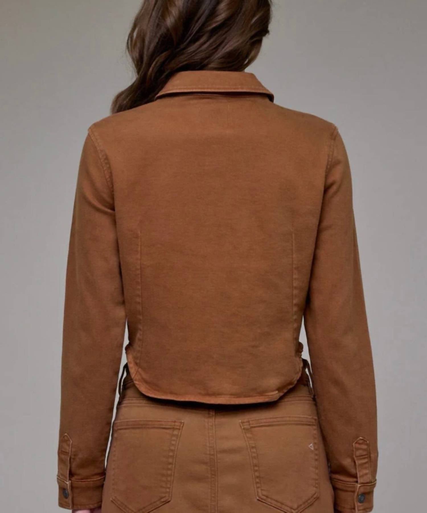 Hidden - Abbey Tapered Button Up Shirt