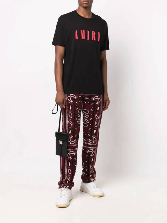 Amiri - Printed Bandana Fleece Pants