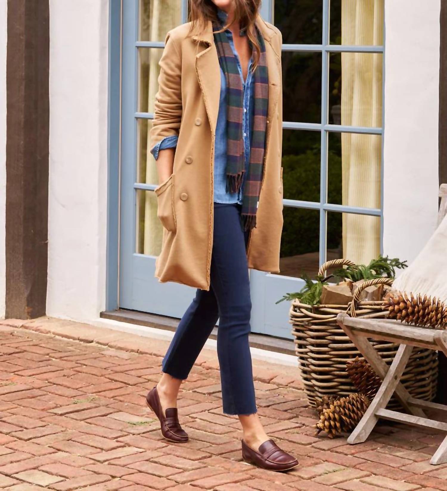 Frank & Eileen - Sweatshirt Trench Coat