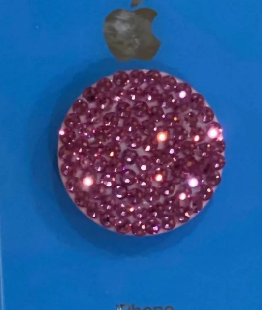 Zippity Do Dah - Women's Rhinestone Pop Socket Grip Case