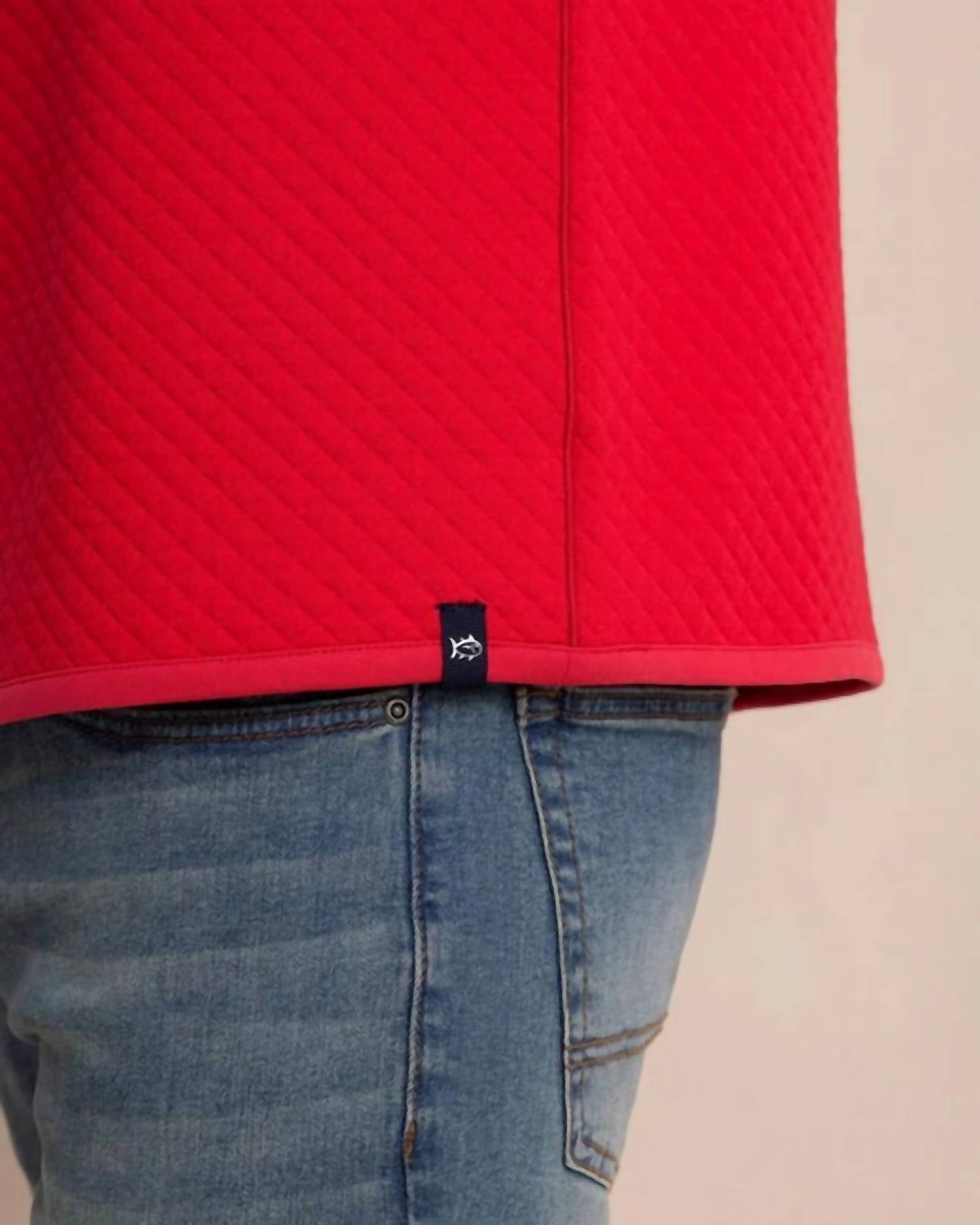 Southern Tide - Oak Island Reversible Quarter Zip Top