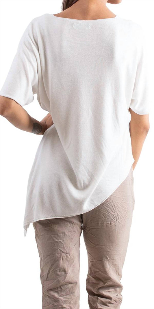 Gigi Moda - Venosa V-neck Dolman Sweater