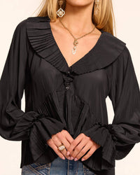 Ramy Brook - Jacklyn V-neck Long Sleeve Blouse