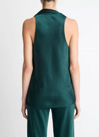 Vince - Satin Scarf Top
