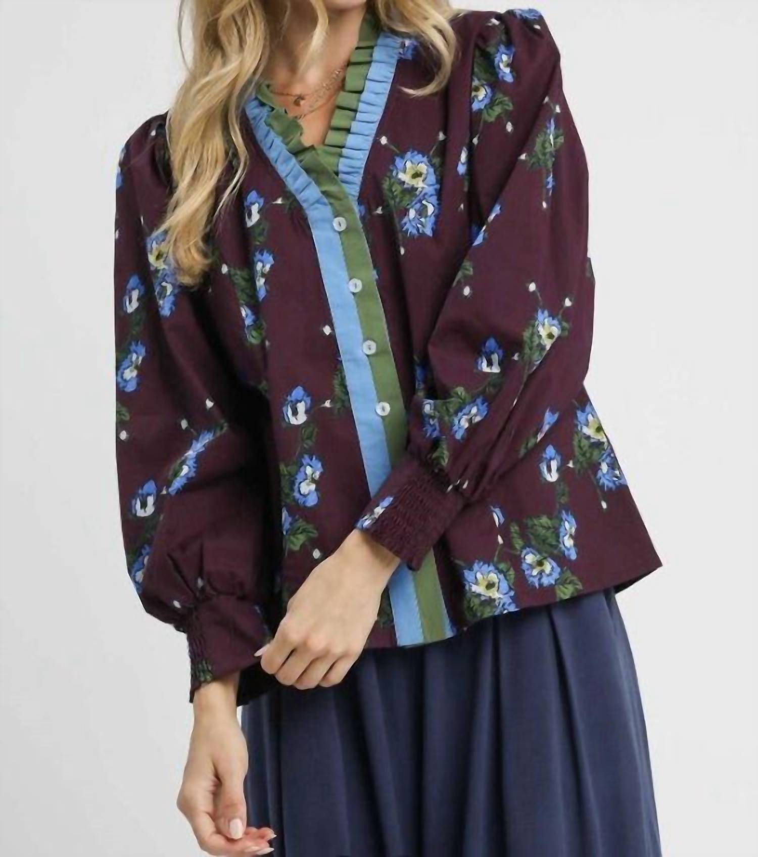 Umgee - Winter Mixer Blouse