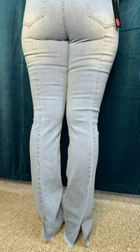 Frayed/Split Hem Jean
