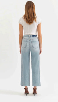 Daze - Pleaser High Rise Wide Ankle Jeans
