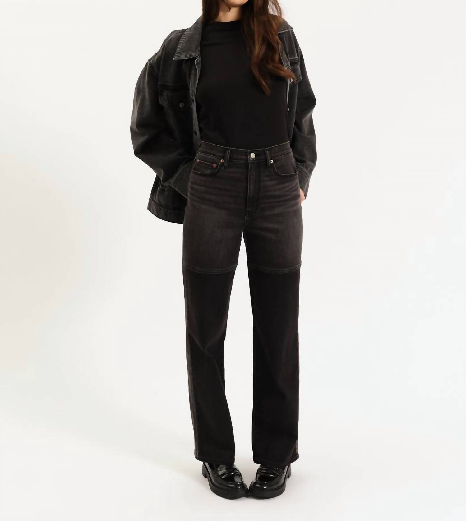 Daze - City Straight High Rise Straight Leg Jeans