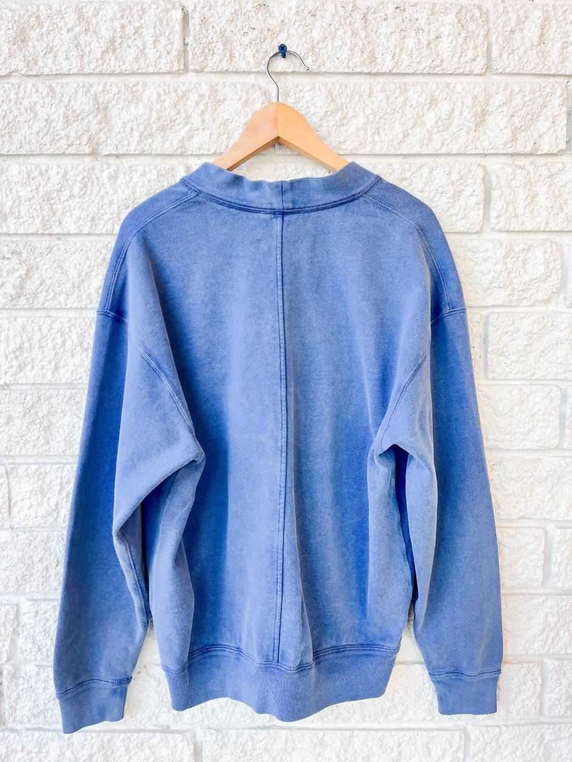 ISABEL MARANT Women's Stephy Long Sleeve Cardigan in indigo - women's cardigan - alternate view