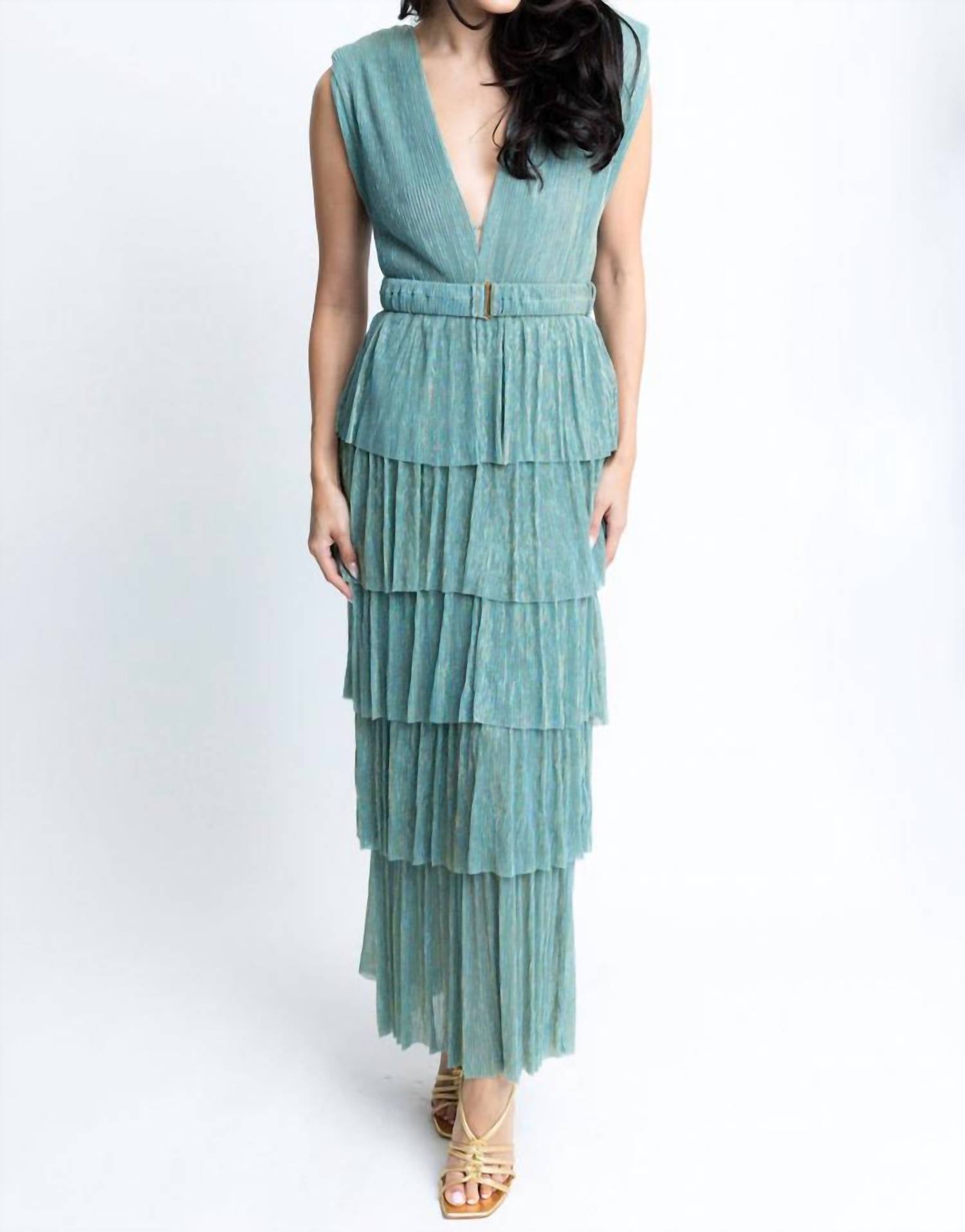 Karlie - V-neck Maxi Dress