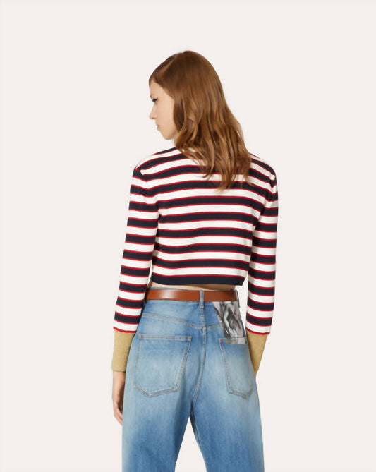 Valentino - Cotton Knitwear With Embellishments