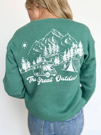 Oat Collective - Harlee Happy Camper Crewneck