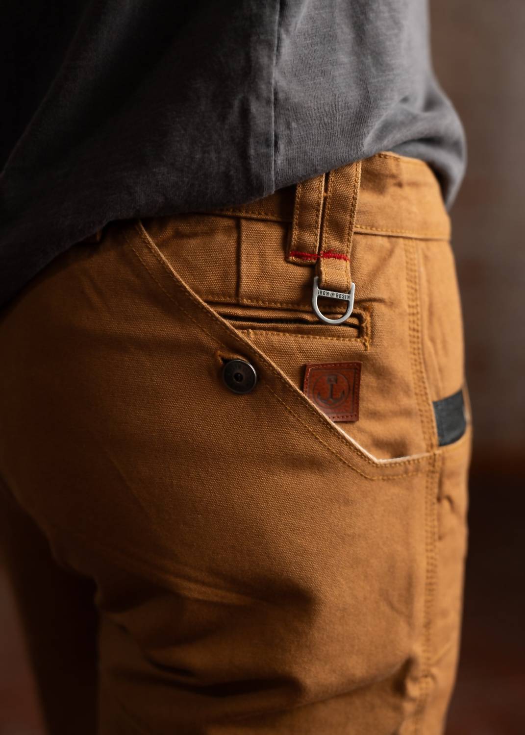 Iron & Resin Men's Nomad Pant in cognac - men's pants - view 5