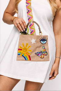Queen Of Sparkles - Icon Crossbody Purse Tank Dress