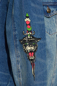 Ed Hardy - Flame Skull Denim Jacket
