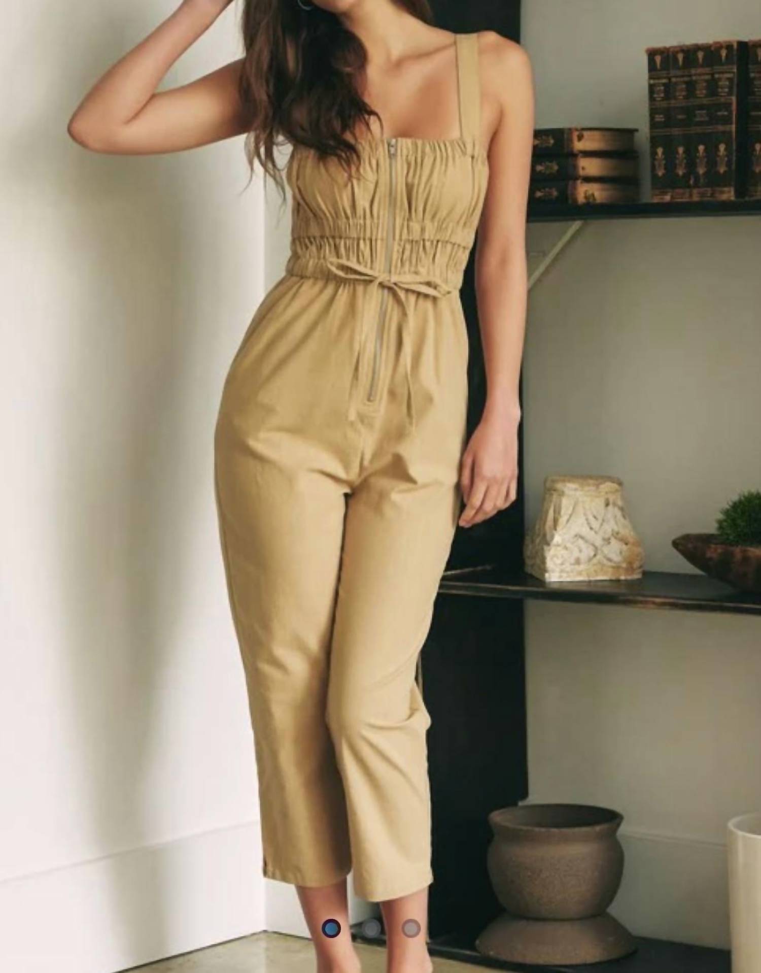 Mustard Seed - Ruched Jumpsuit