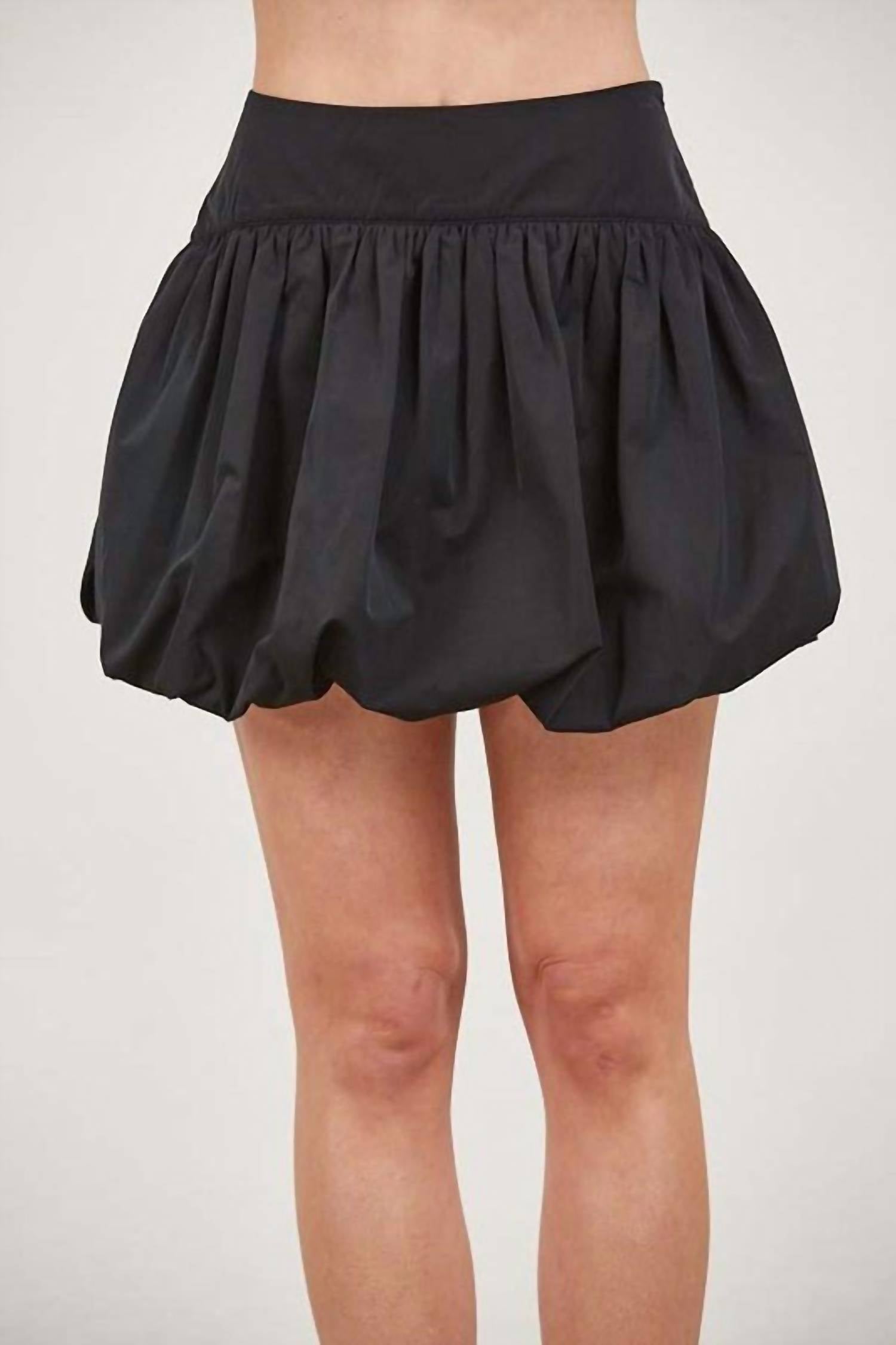 Blanco By Nature - Bubble Hem Mini Skirt