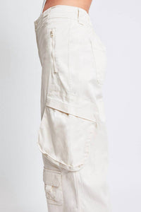 Ymi - High Rise Cargo Jeans