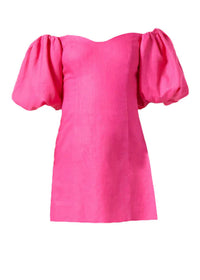 Rhode - Dali Puff Sleeves Mini Dress