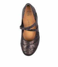 Ziera - Women's Xray Leather Flat Shoes
