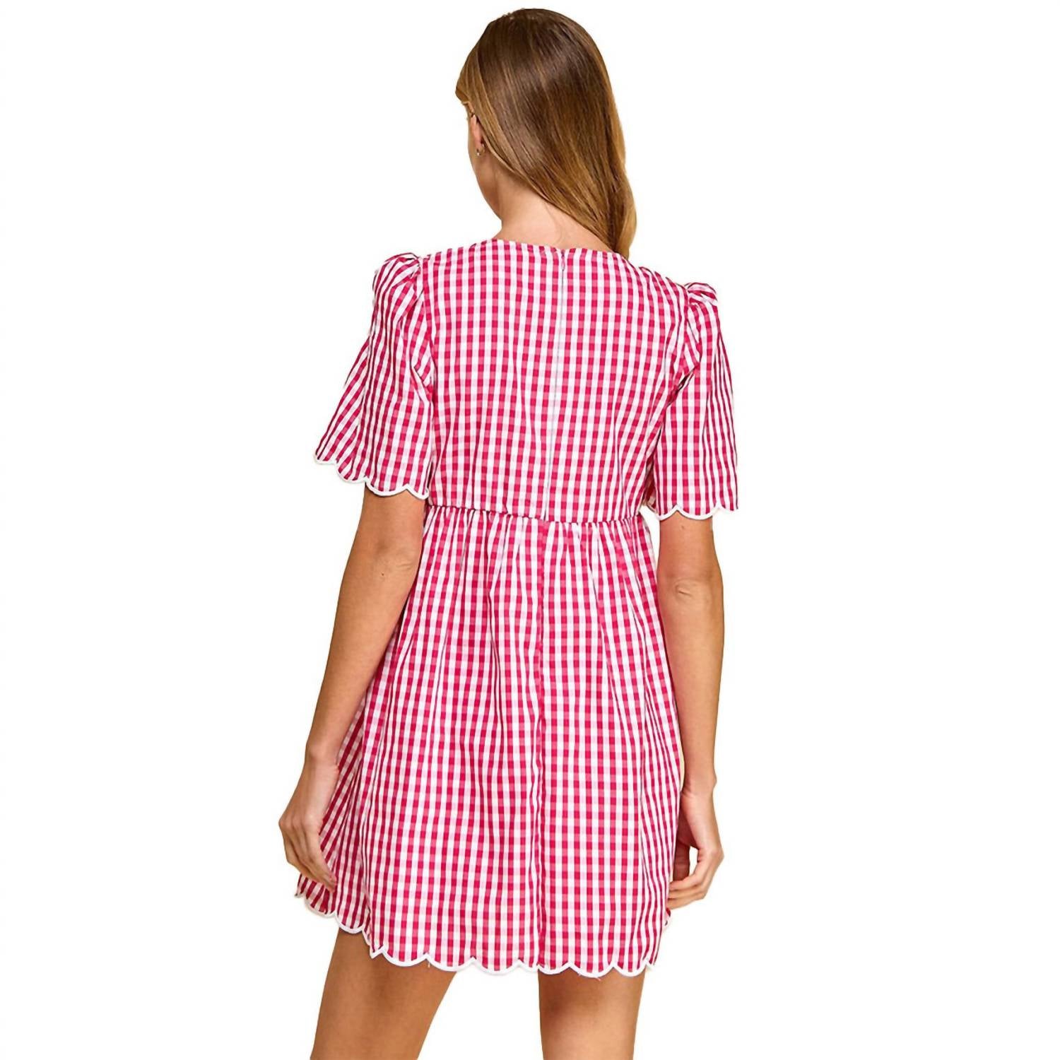 Tcec - The Emma Plaid Mini Dress