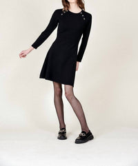 Ladies A-Line Knitted Dress