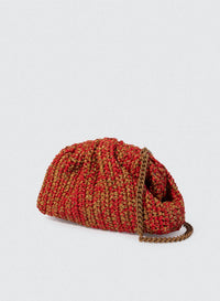 Maria La Rosa - Women's Melange Game Crochet Clutch Bag