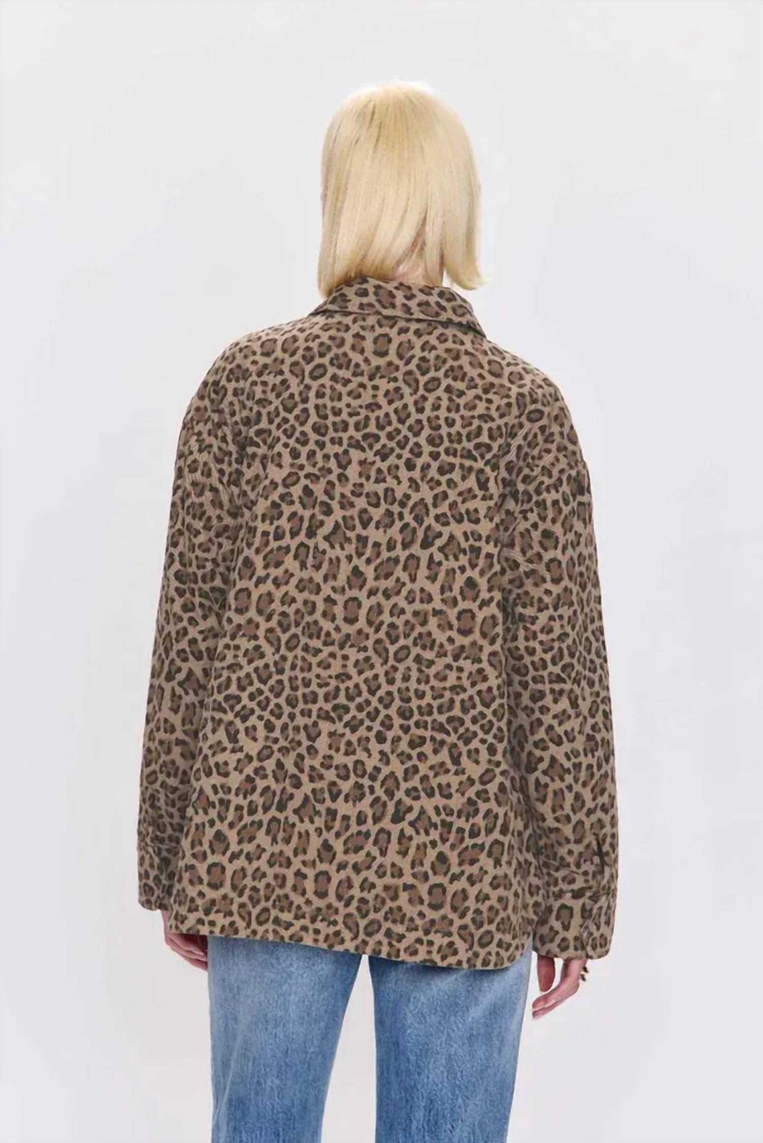 PISTOLA Cecile Jacket in feline - women's jacket - detail view