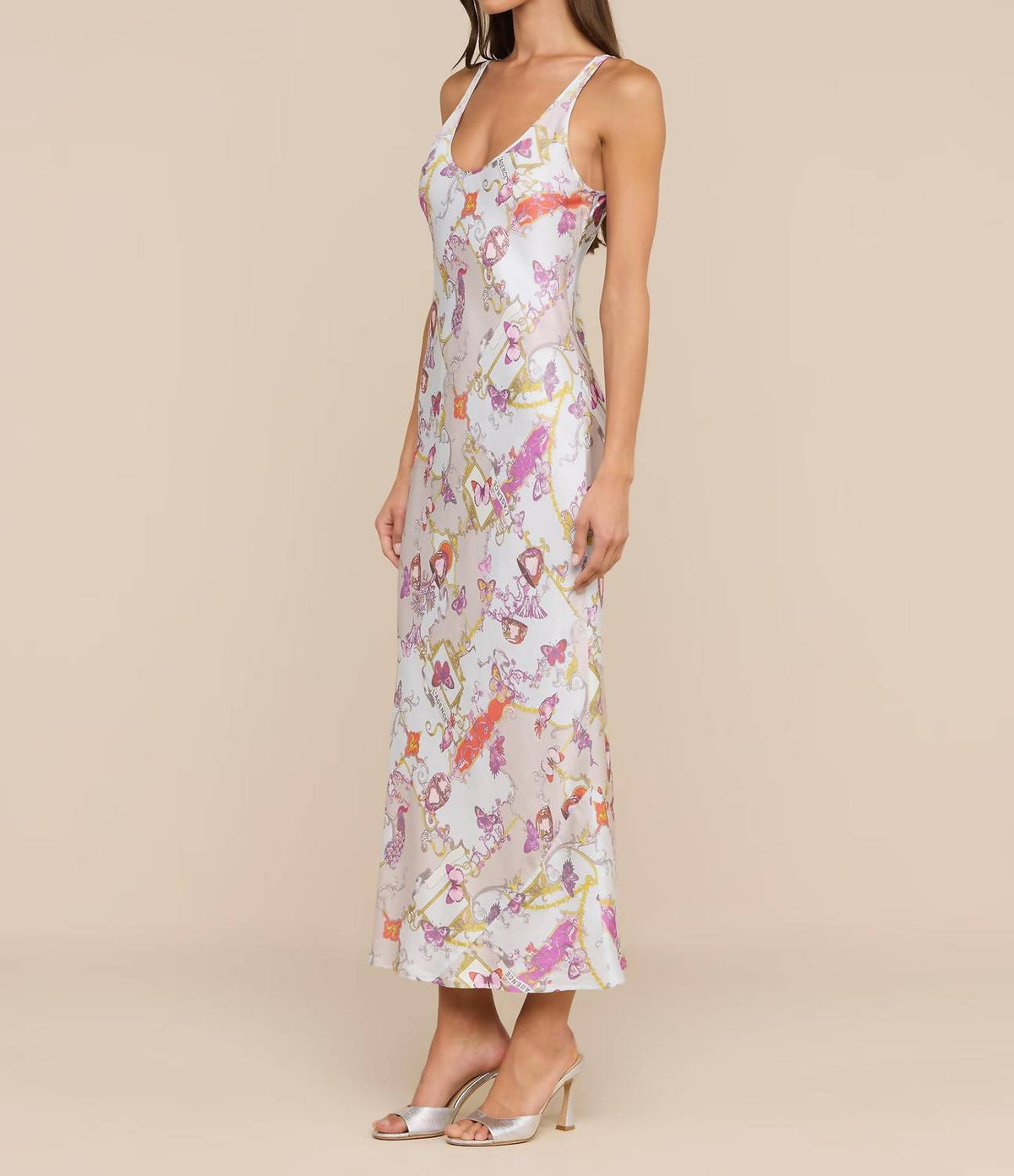 L'Agence - Akiya Satin Maxi Dress