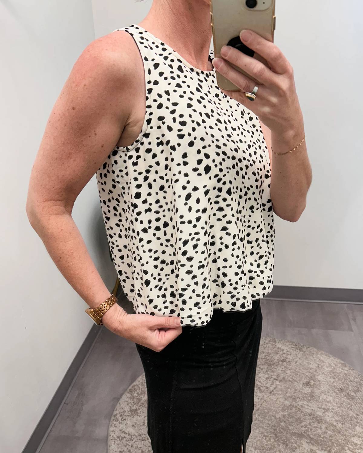 Viereck - Abstract Print Bubble Top