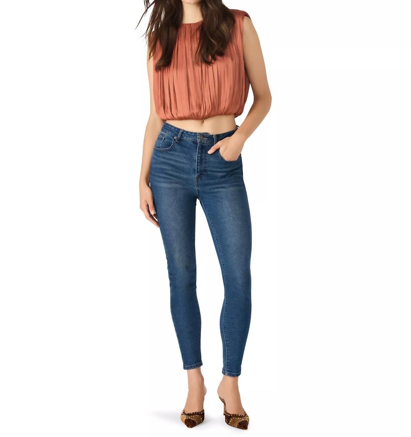 STEVE MADDEN Milana Top in copper - women's shirt - view 4
