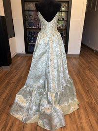 Sherri Hill - Women's Off The Shoulder Brocade Dress