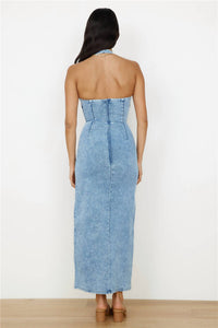 One & Only - Dixie Denim Midi Dress