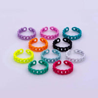 Aim Eternal - Women's Enamel Curb Chain Ring